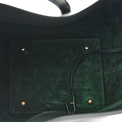 Saint Laurent Shiny Calfskin Le 37 Bucket Bag Vert Fonce 6 of 13