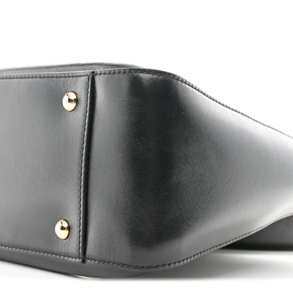 Fendi Vitello Glacier Small FF Tote Black 10 of 10