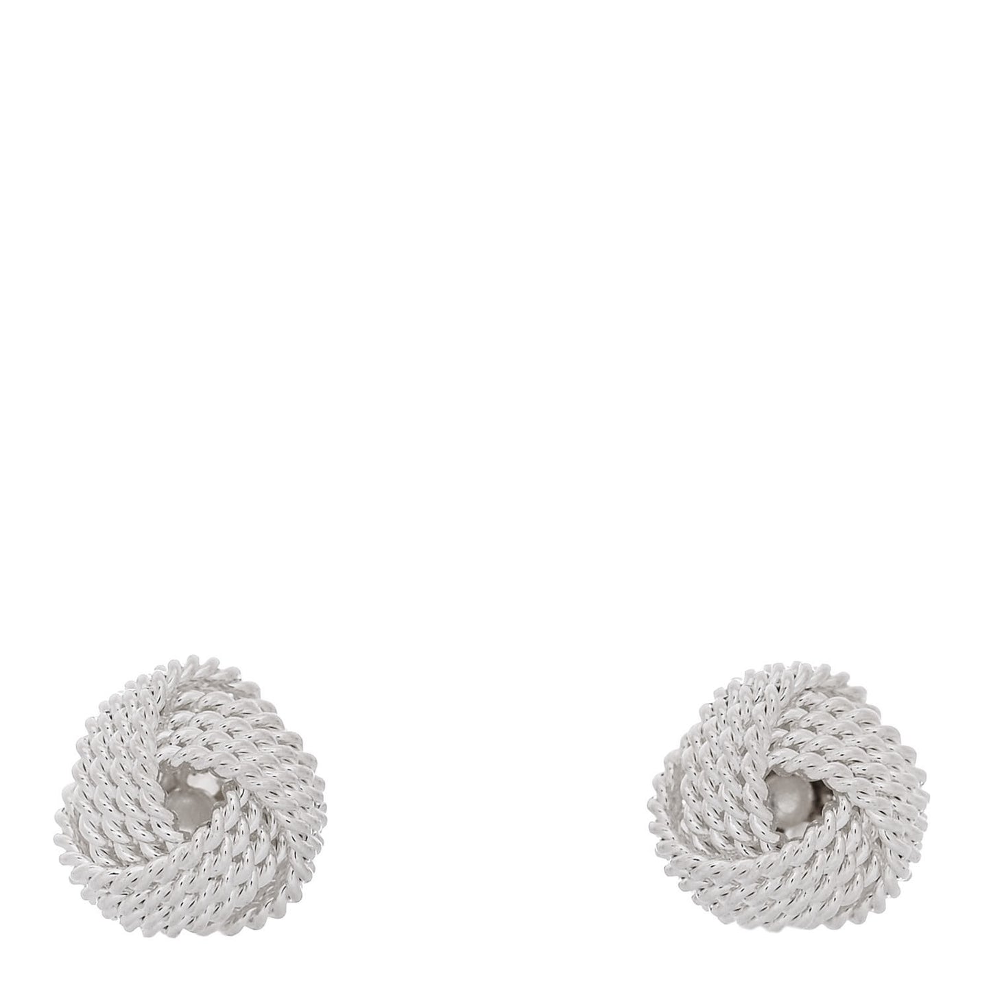 Sterling Silver Twist Knot Earrings