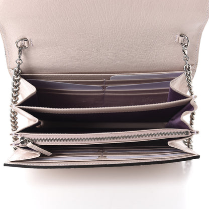 Gucci Ostrich Mini Dionysus Chain Wallet Pink 5 of 11