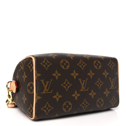 Louis Vuitton Monogram Speedy Bandouliere 20 Black 4 of 10