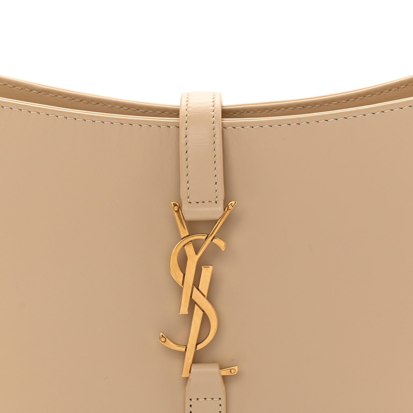 Smooth Calfskin Le 5 A 7 Hobo Dark Beige
