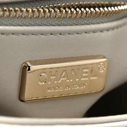 Chanel Sequin Mini Flap Gray Black White Pearly White 7 of 11