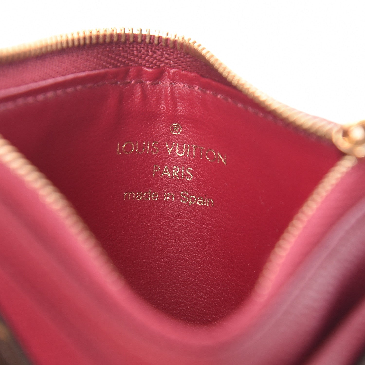 Louis Vuitton Monogram Zipped Card Holder Fuchsia 6 of 8