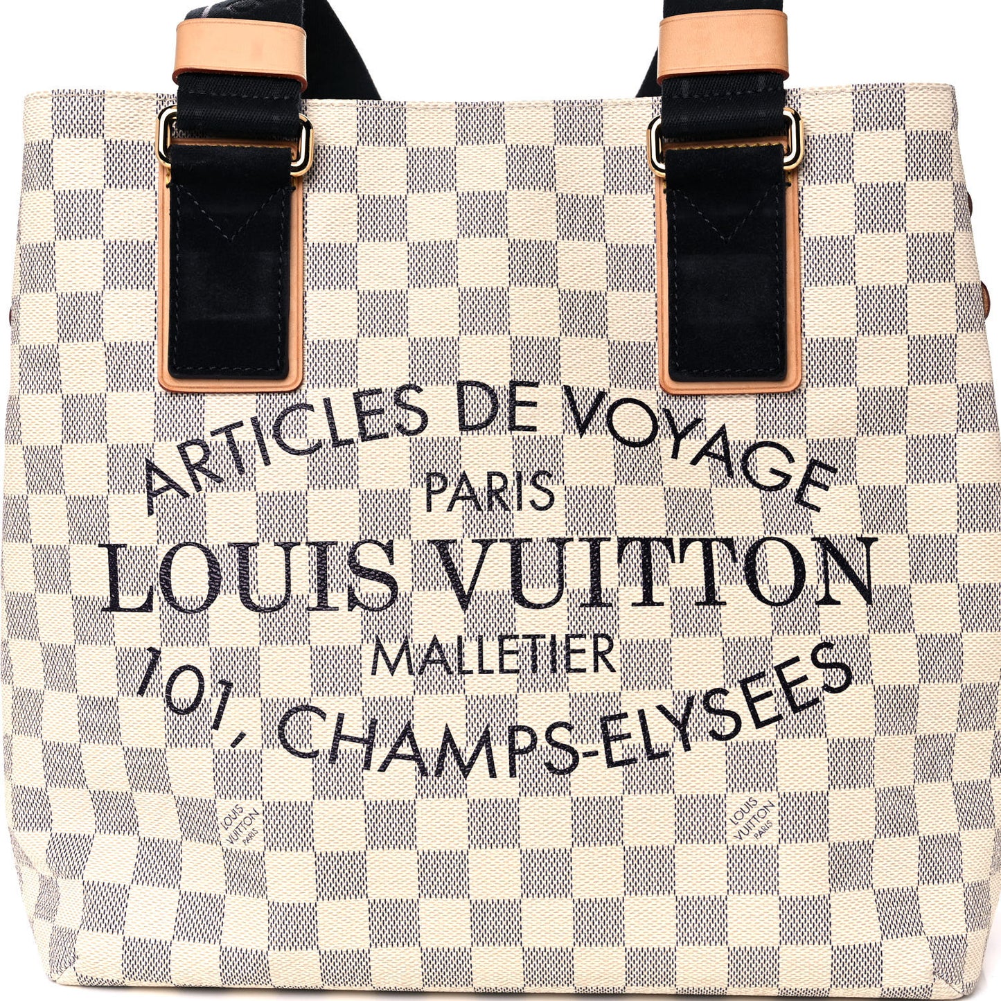 Damier Azur Beach Cabas PM