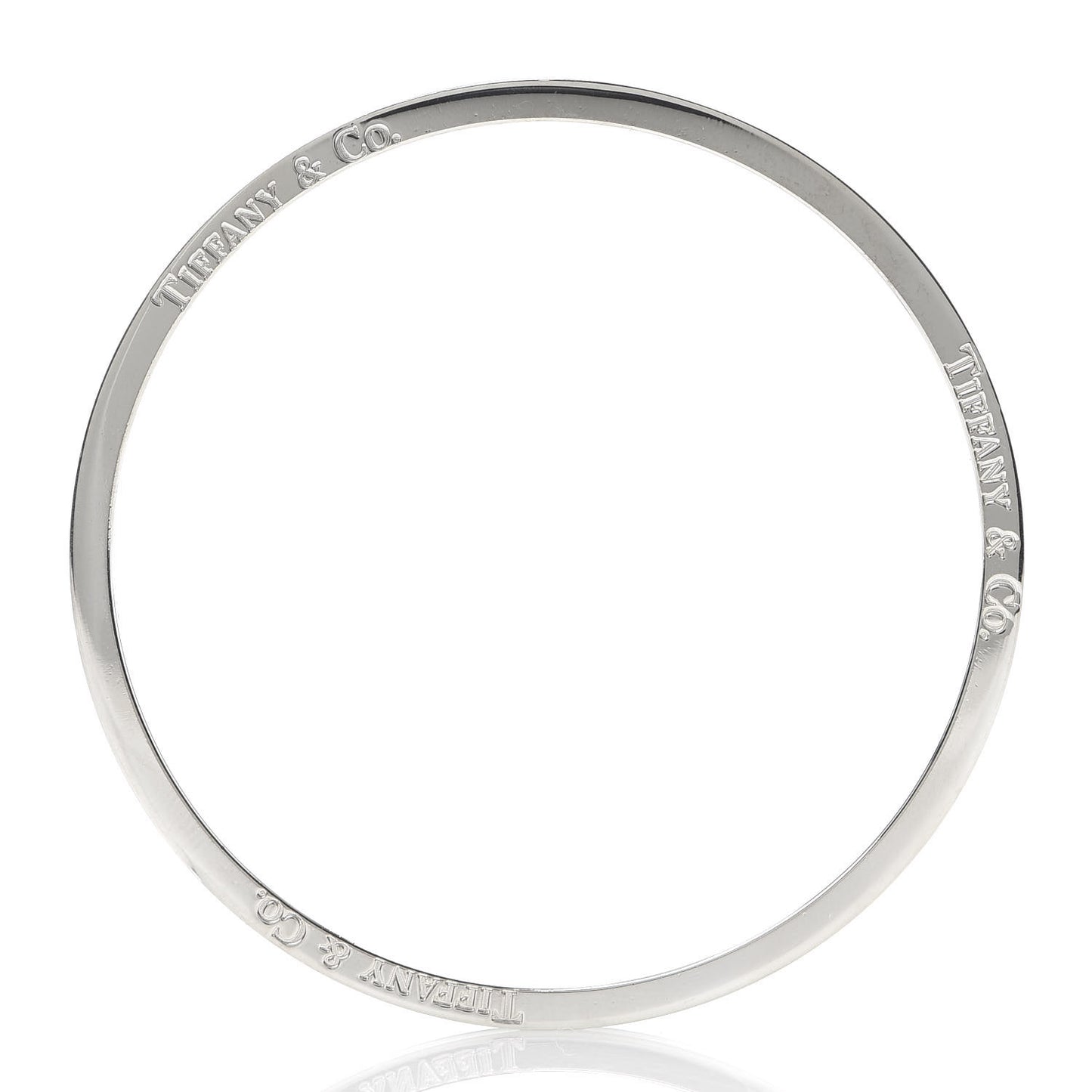 Sterling Silver Enamel Bangle Bracelet Blue