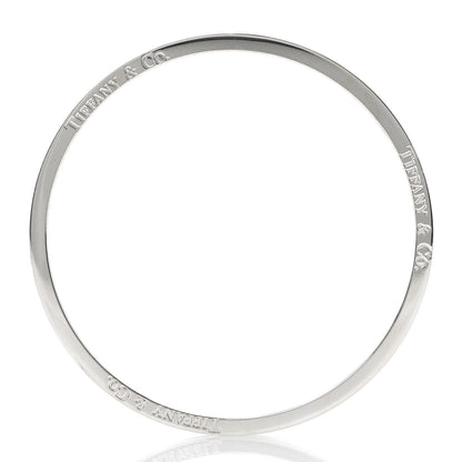 Tiffany Sterling Silver Enamel Bangle Bracelet Blue 5 of 5