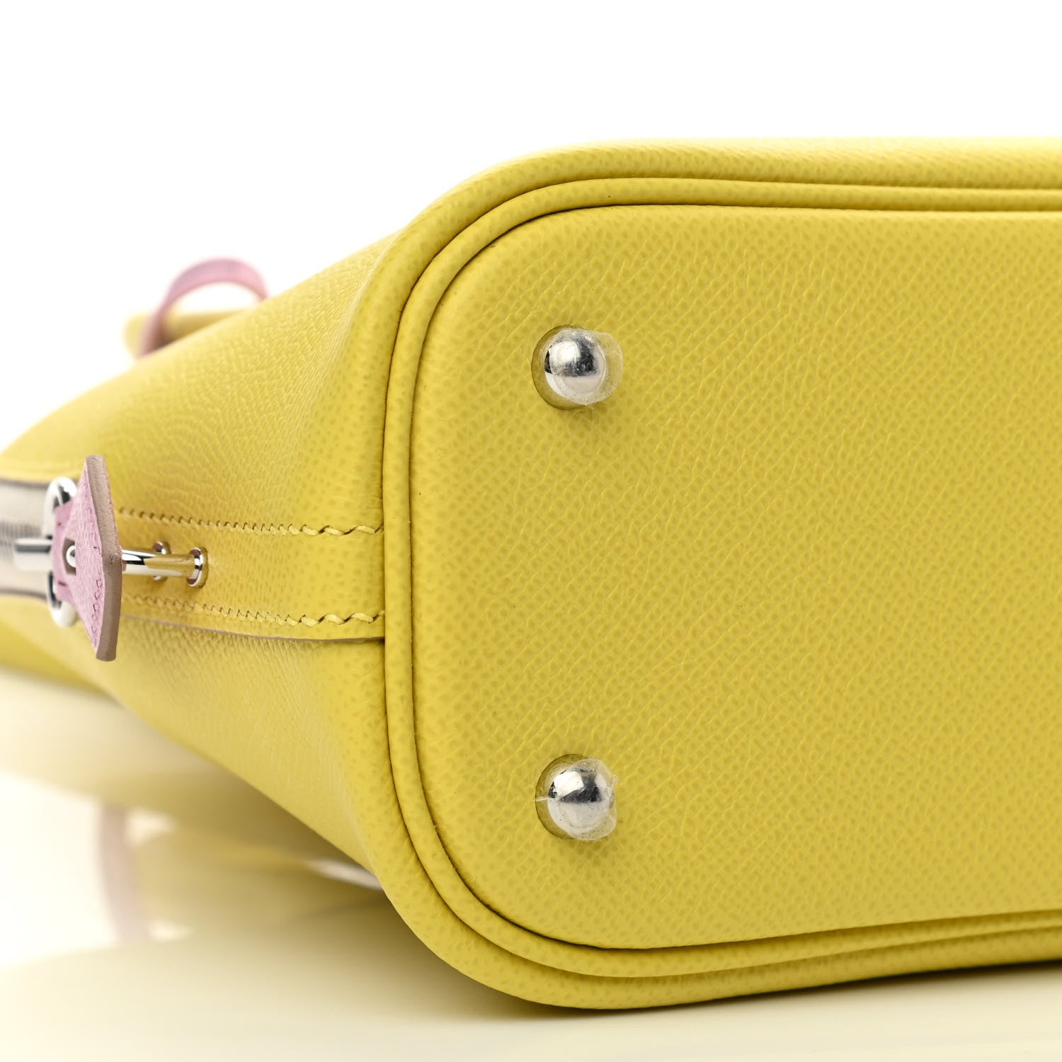 Hermes Epsom Tri-Color 1923 Bolide 25 Lime Mauve Sylvestre Nata 8 of 9