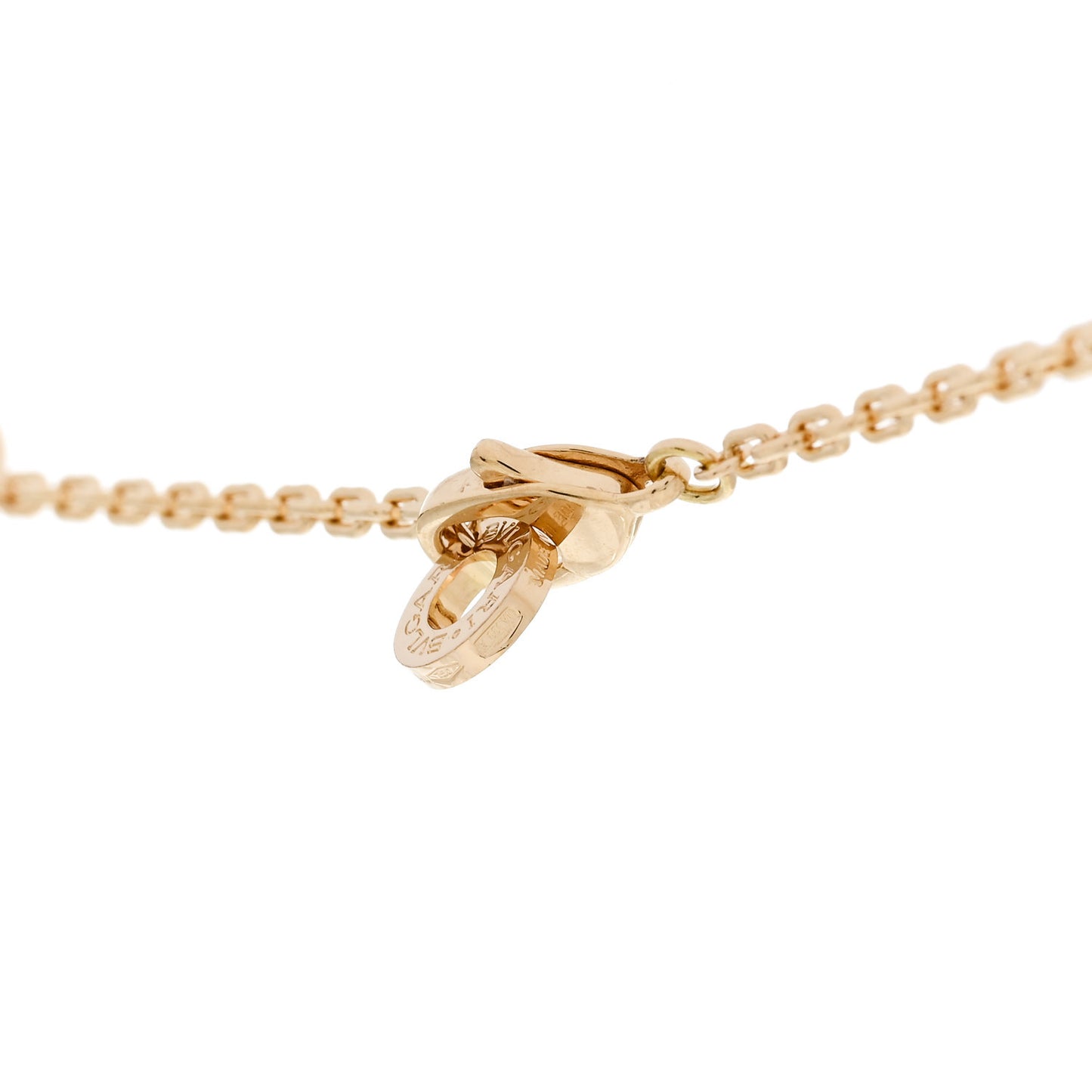 18K Yellow Gold Diamond .38ctw B.Zero1 Rock Pendant Necklace