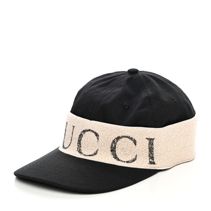 Gucci Gabardine Gucci Headband Baseball Hat L Black 1 of 8
