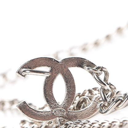 Chanel Enamel CC Ceinture Fantai Adjustable Belt Silver 6 of 6