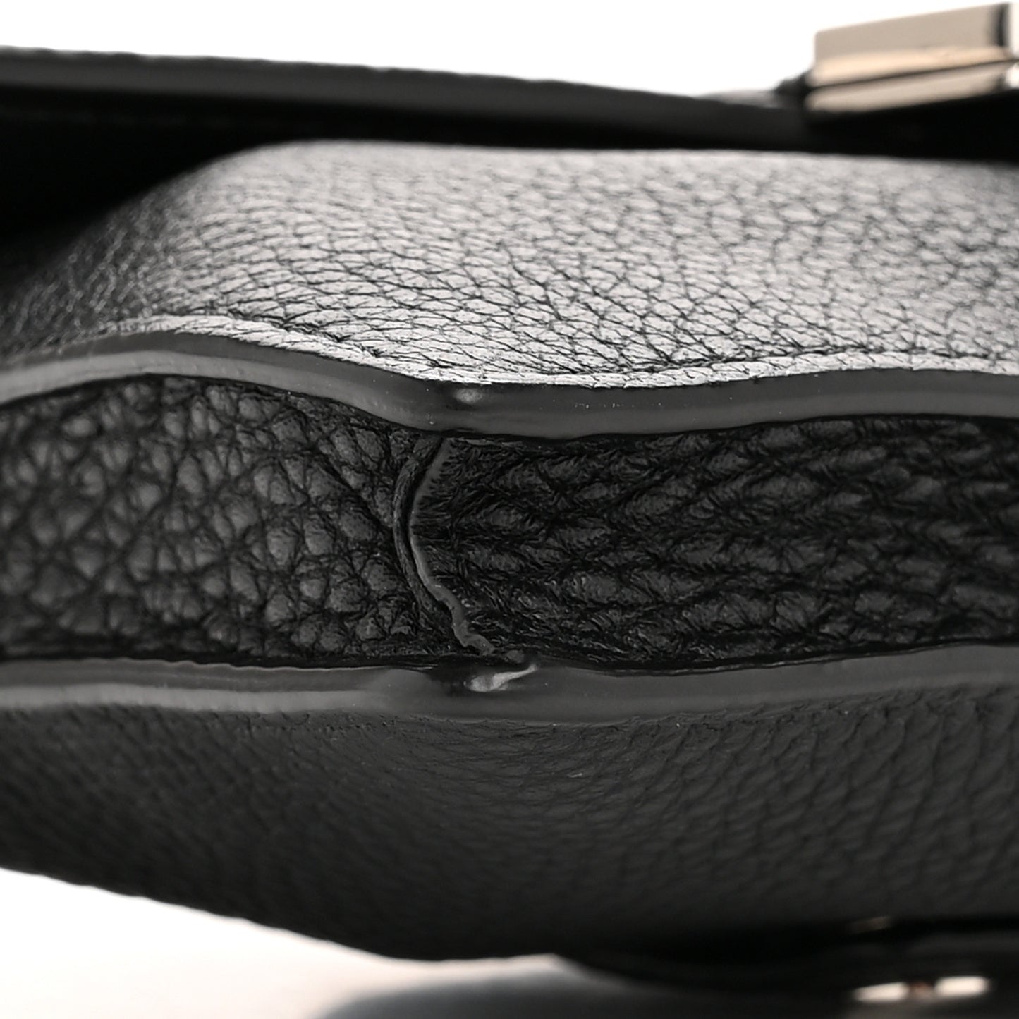 Cuoio Romano Selleria Baguette Belt Pouch Black