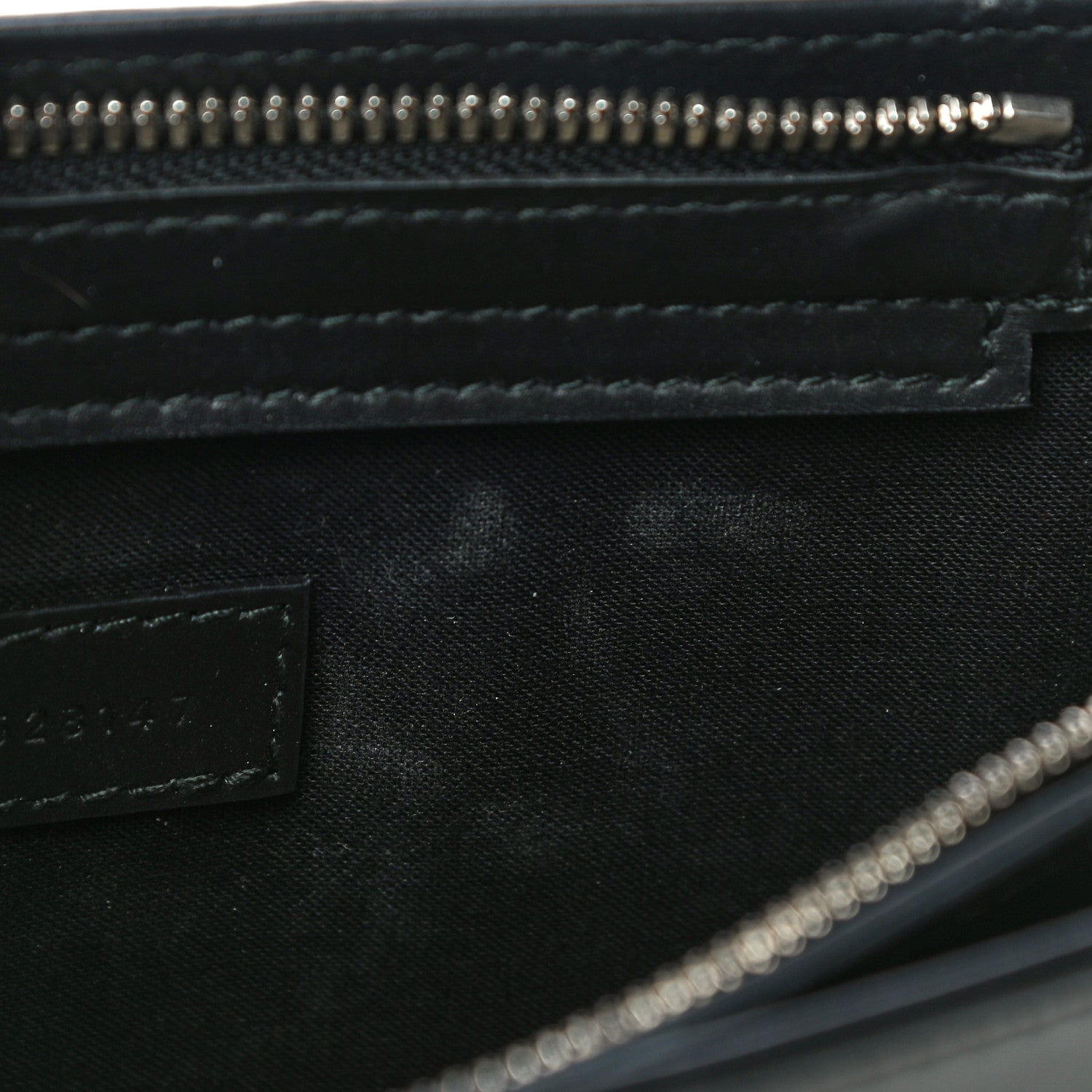 Balenciaga Cotton Canvas Logo Pochette Crossbody Bag Natural Black 13 of 15
