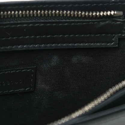 Balenciaga Cotton Canvas Logo Pochette Crossbody Bag Natural Black 13 of 15