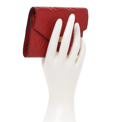 Louis Vuitton Empreinte Victorine Wallet Cherry 2 of 8