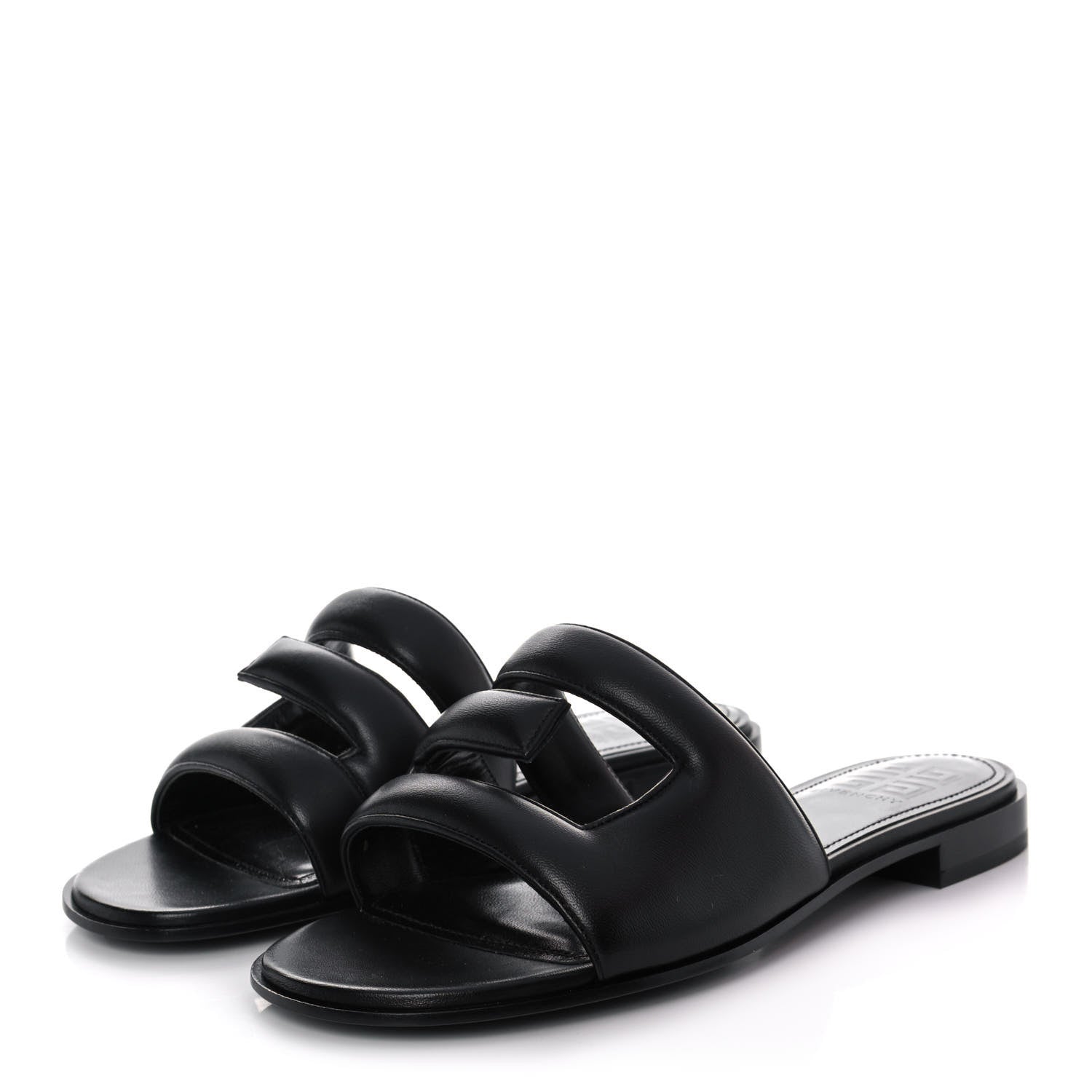 Givenchy Nappa G Flat Sandals 38 Black 3 of 9