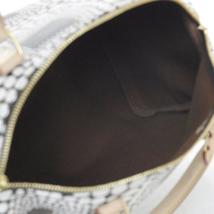 Louis Vuitton Monogram Kusama Town Speedy 30 White 7 of 9