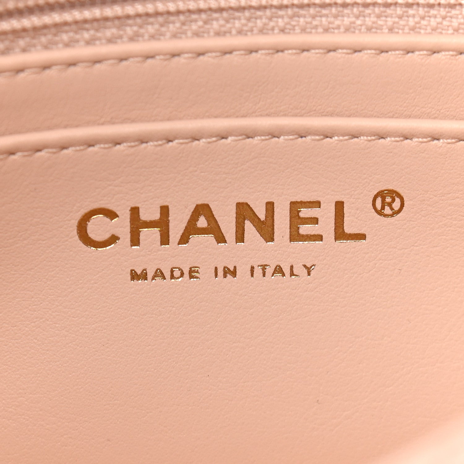 Chanel Lambskin Quilted Mini Rectangular Pearl Crush Flap Light Beige 6 of 9