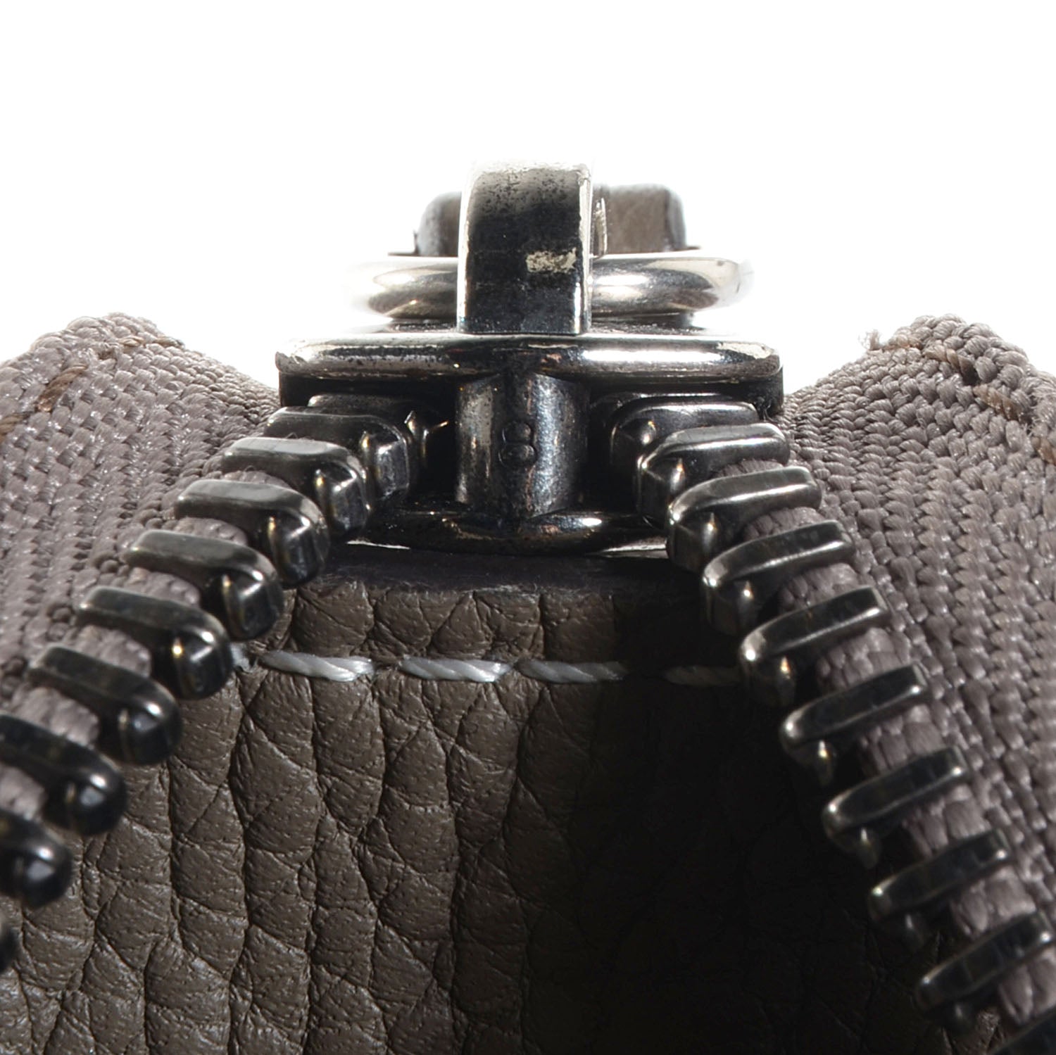Celine Drummed Calfskin Micro Luggage Souris 8 of 8