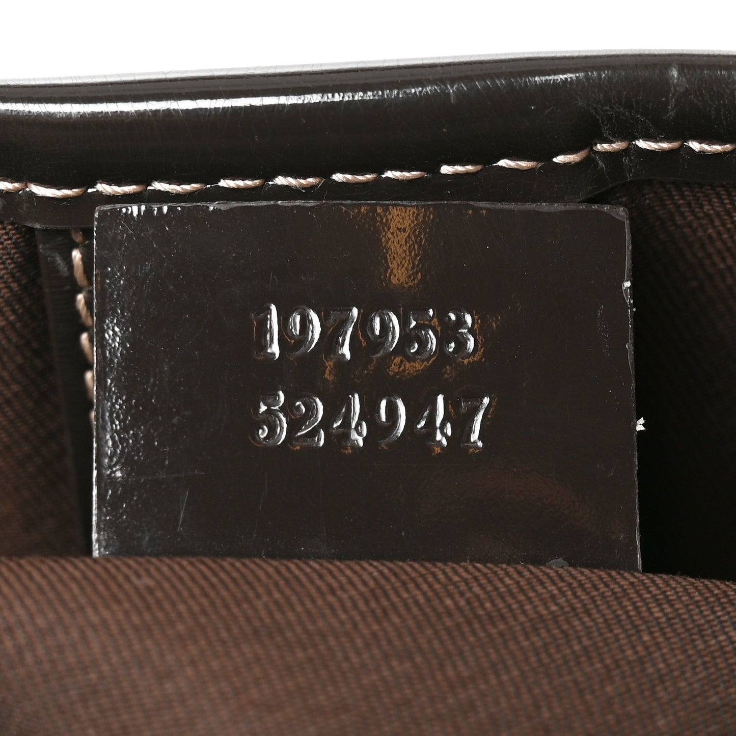 GG Plus Monogram Medium Joy Tote Dark Brown