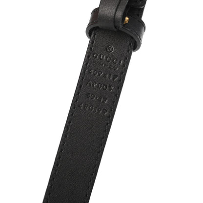 Gucci Calfskin Double G 20mm Belt 80 32 Black 3 of 5