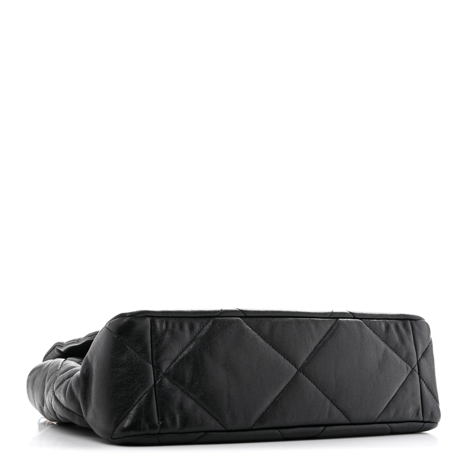 Chanel Lambskin Quilted Large Chanel 19 Flap Black 3 of 12