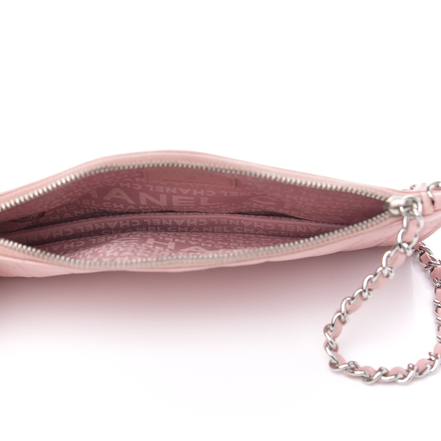 Chanel Lambskin Precious Symbols Pochette Pink 5 of 13