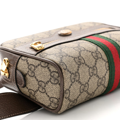 Gucci GG Supreme Monogram Web Small Ophidia Belt Bag 95 38 Dark Brown 10 of 12