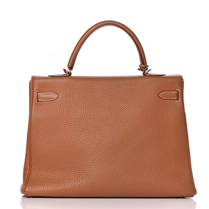 Hermes Togo Kelly Retourne 35 Gold 4 of 38
