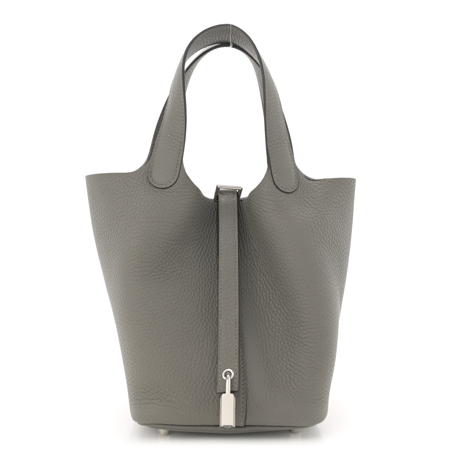 Hermes Taurillon Clemence Picotin Lock 18 PM Gris Meyer 1 of 11