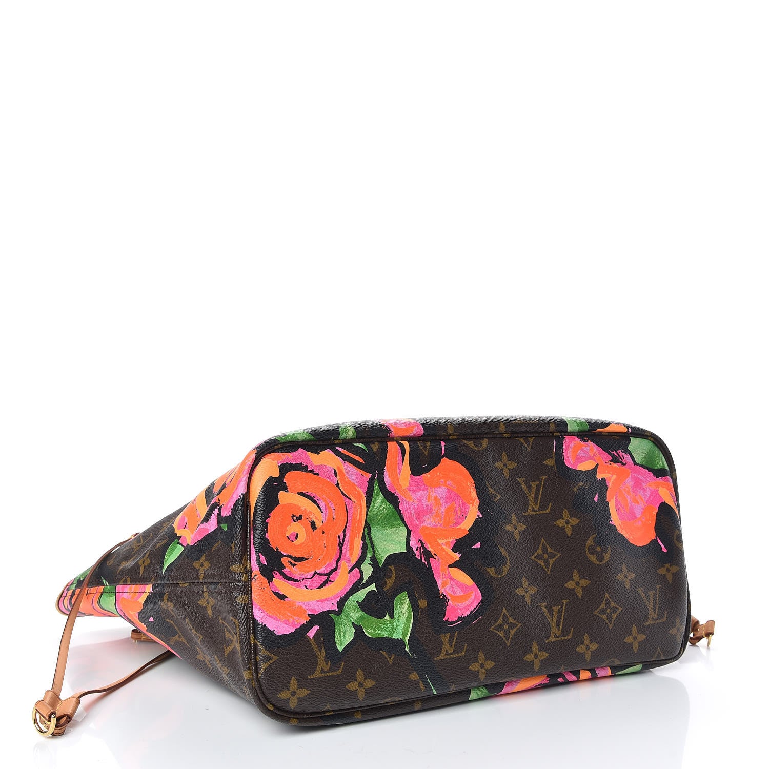 Louis Vuitton Monogram Roses Neverfull MM 4 of 11