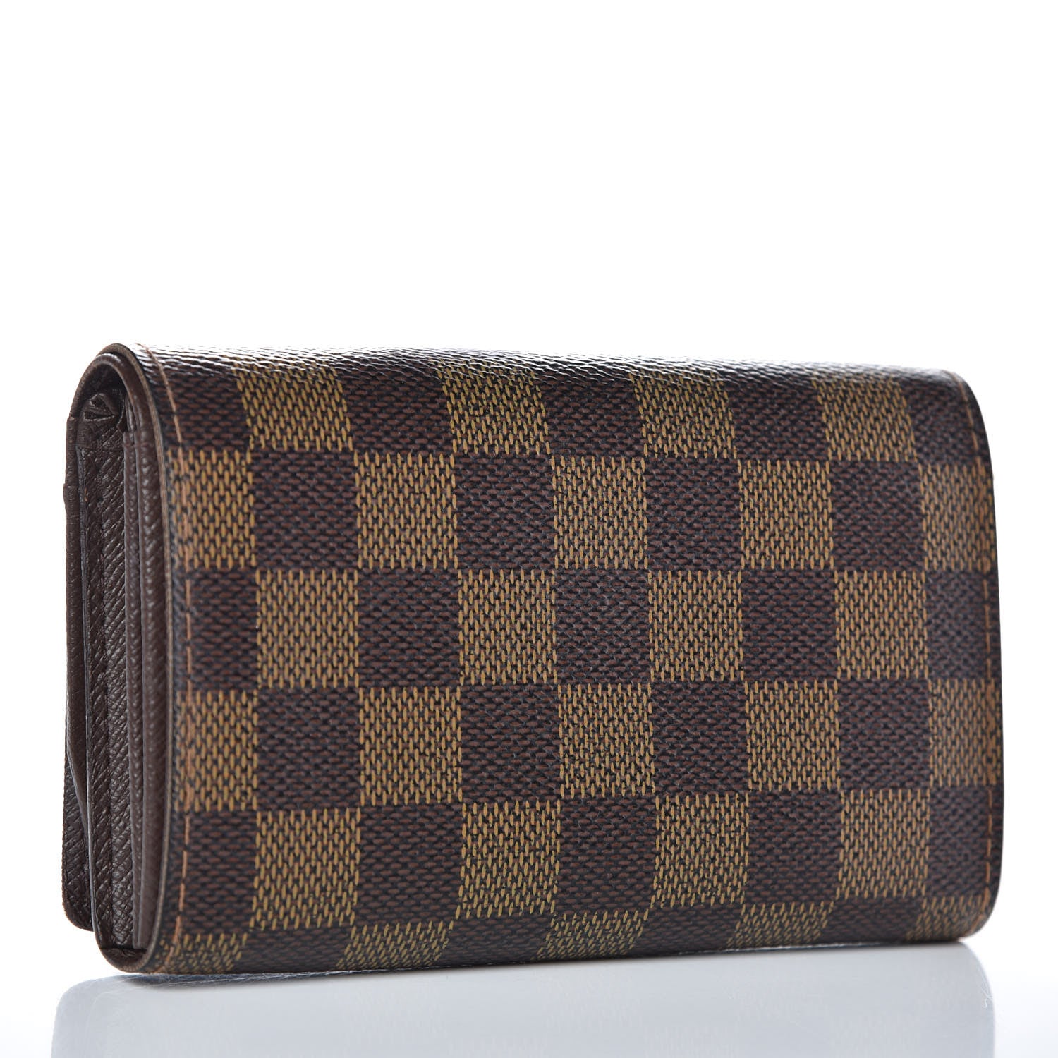 Louis Vuitton Damier Ebene Porte-Monnaie Tresor Wallet 3 of 9