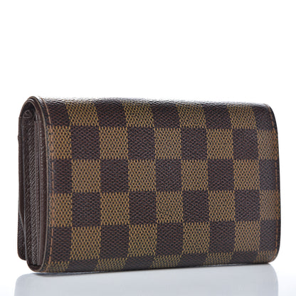 Louis Vuitton Damier Ebene Porte-Monnaie Tresor Wallet 3 of 9