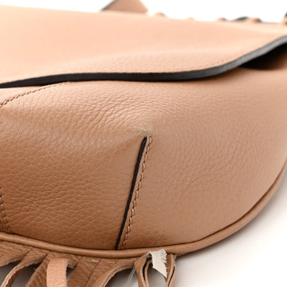 Gucci Calfskin Medium Nouveau Fringe Shoulder Bag Camelia 9 of 9