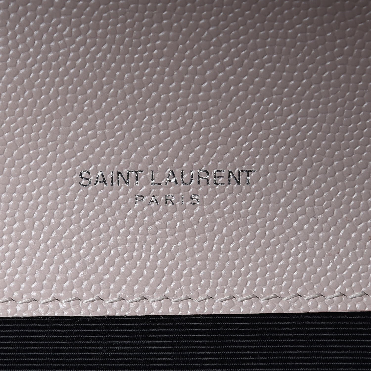 Saint Laurent Grain De Poudre Textured Mixed Matelasse Medium Triquilt Monogram Satchel Marble Pink 7 of 10