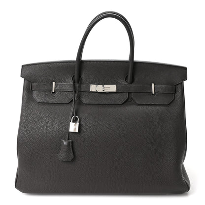 Hermes Togo Horseshoe Birkin 40 Etain Tosca 1 of 11