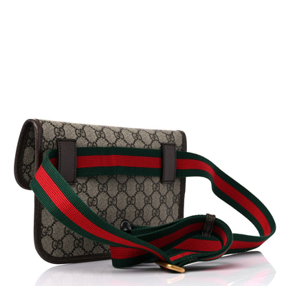 Gucci GG Supreme Monogram Neo Vintage Web Belt Bag Brown 3 of 8