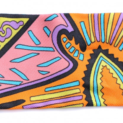Hermes Silk Legende Kuna Peuple de Panama Twilly Scarf 4 of 4