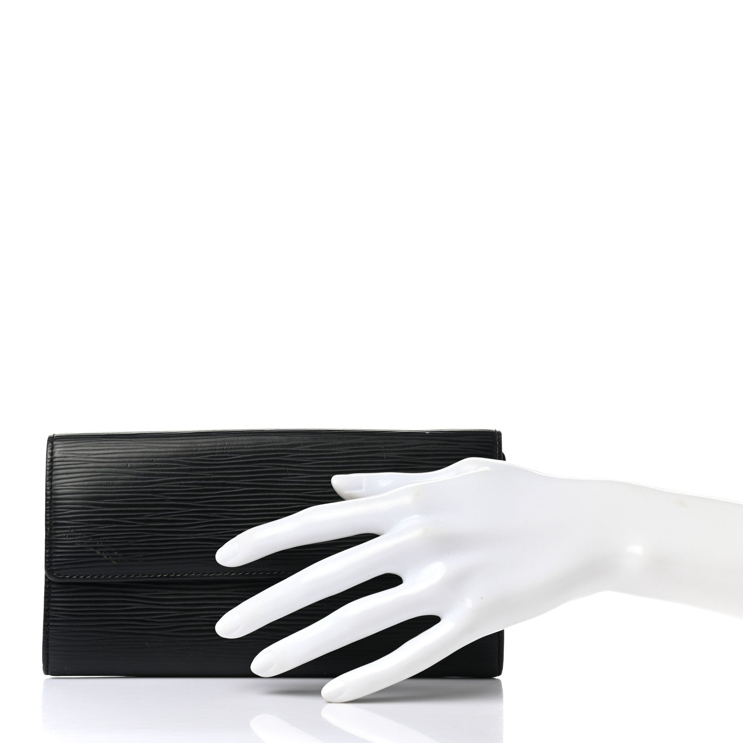 Louis Vuitton Epi Sarah Wallet Black 2 of 10