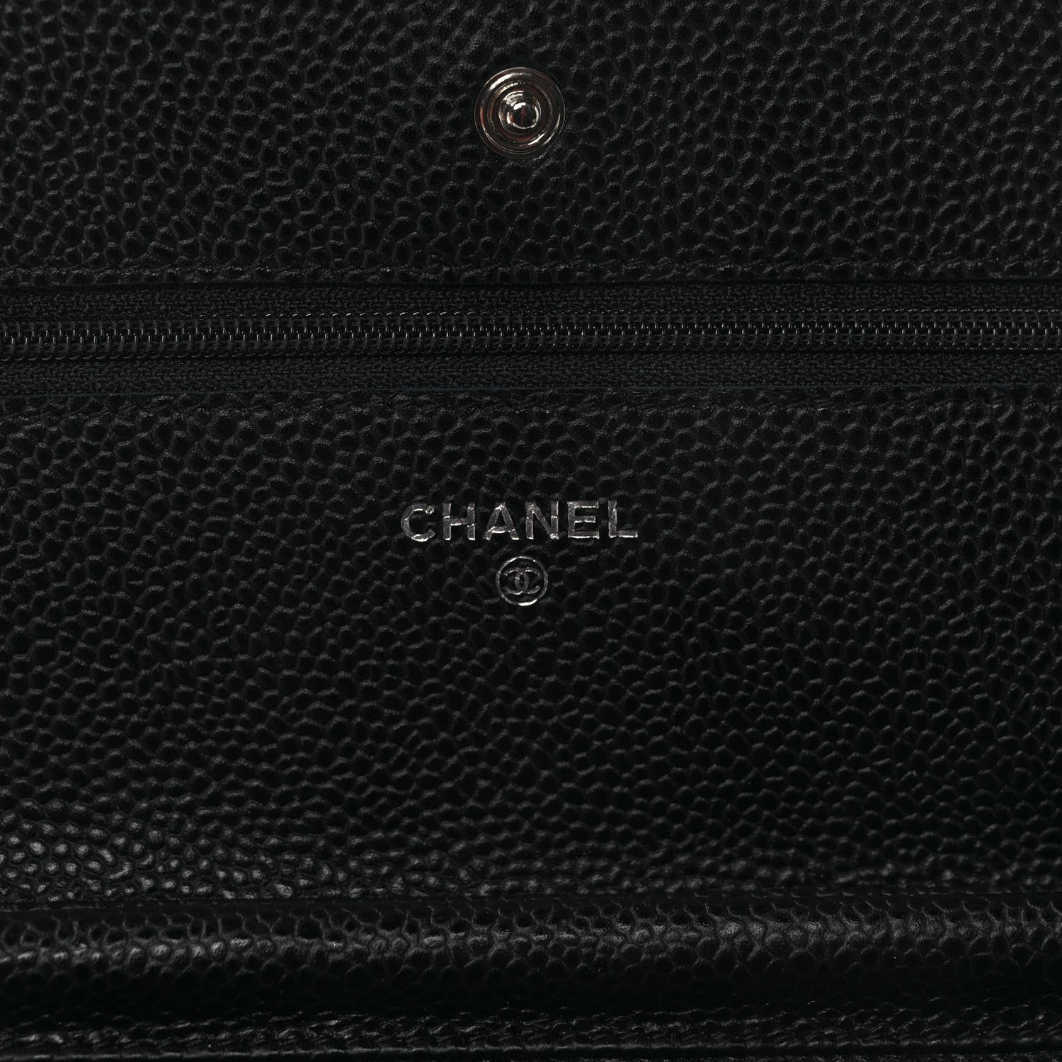 Chanel Caviar Quilted Wallet On Chain WOC Black 6 of 9