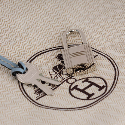 Hermes Taurillon Clemence Bolide 31 Bleu Lin 5 of 8