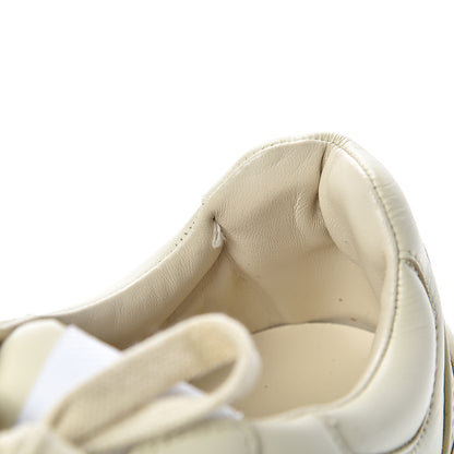 Gucci X DISNEY Calfskin Mickey Mouse Womens Rhyton Sneakers 38.5 Ivory 10 of 11