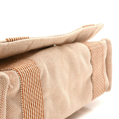 Hermes Canvas Herline Messenger Bag Orange 9 of 10