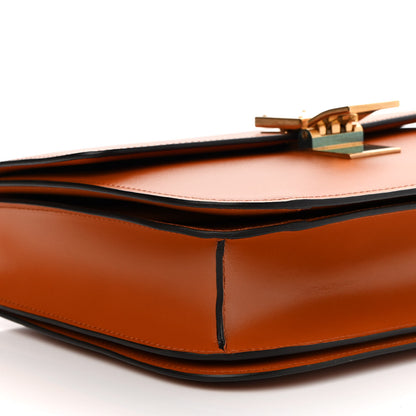 Celine Box Calfskin Medium Classic Box Flap Bag Chestnut 8 of 11