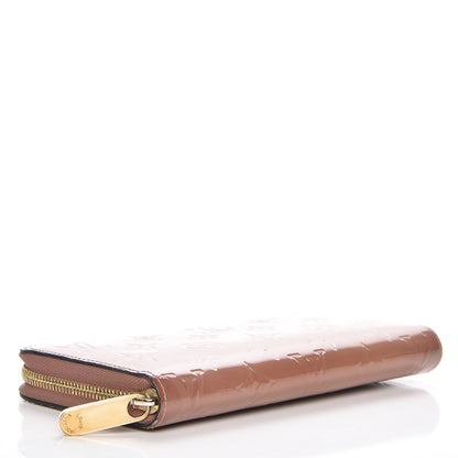 Louis Vuitton Vernis Zippy Wallet Rose Velours 4 of 12