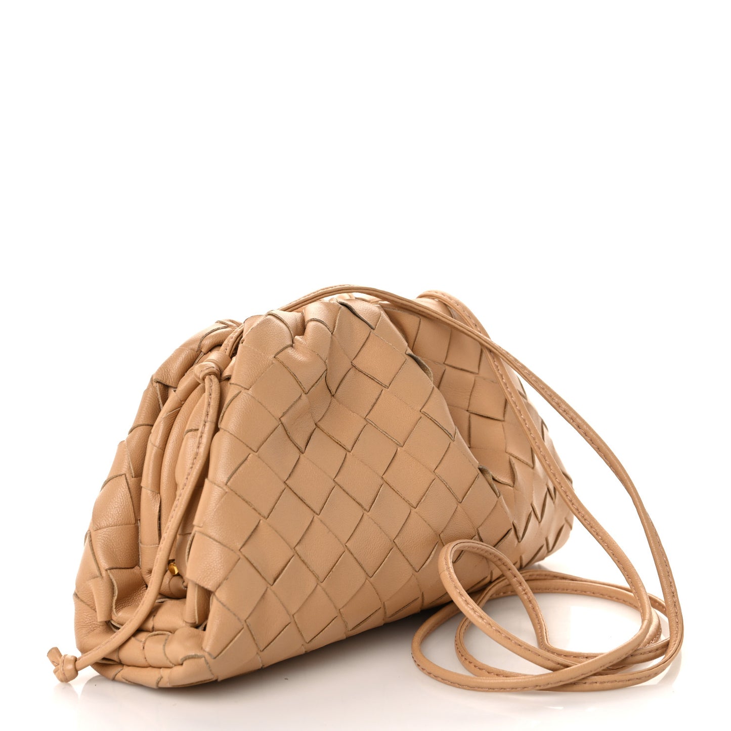 Nappa Intrecciato The Mini Pouch Almond