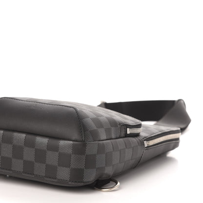 Louis Vuitton Damier Infini Avenue Sling Bag Onyx Silver 7 of 9