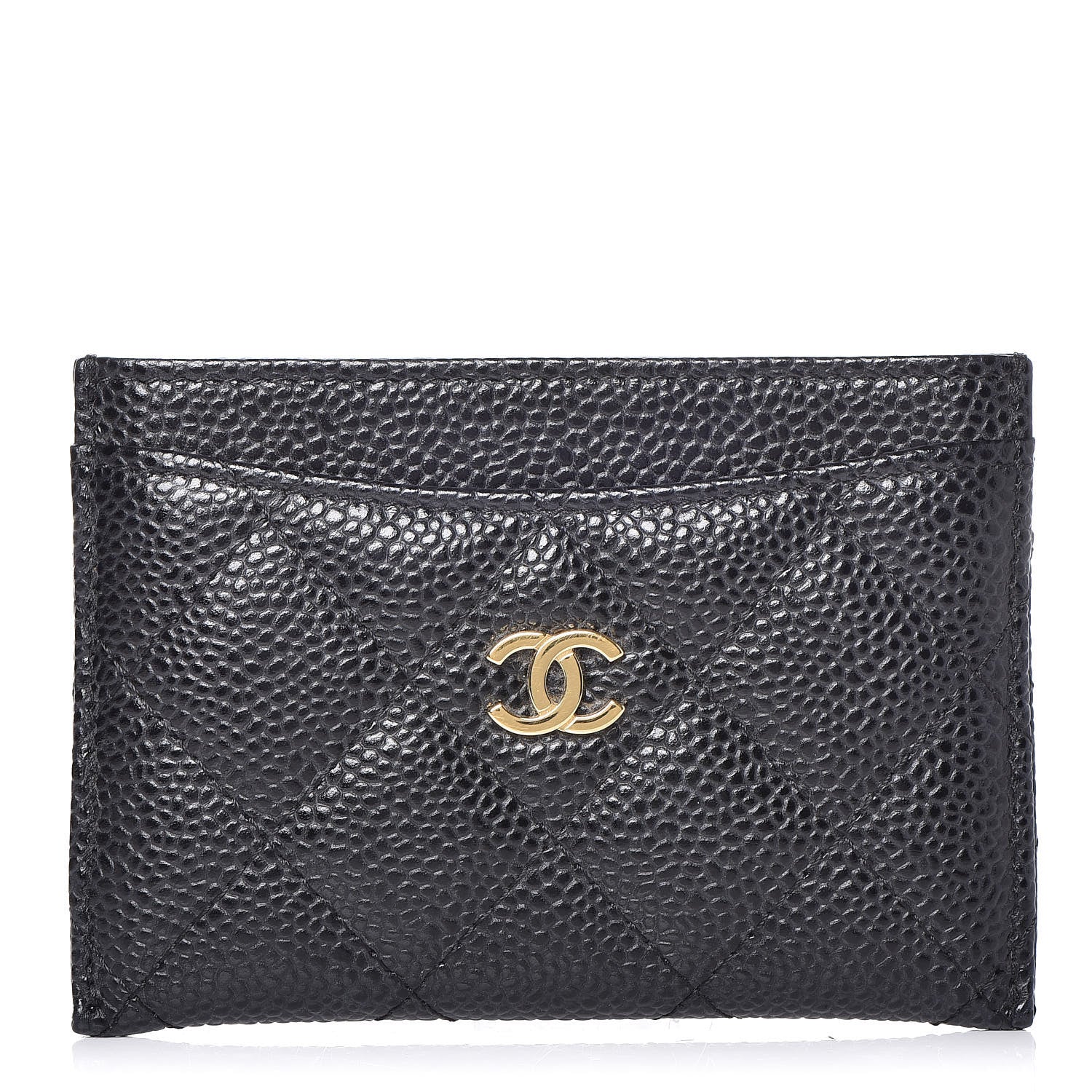 Chanel Caviar Quilted Card Holder Black 1 of 9