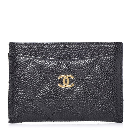 Chanel Caviar Quilted Card Holder Black 1 of 9