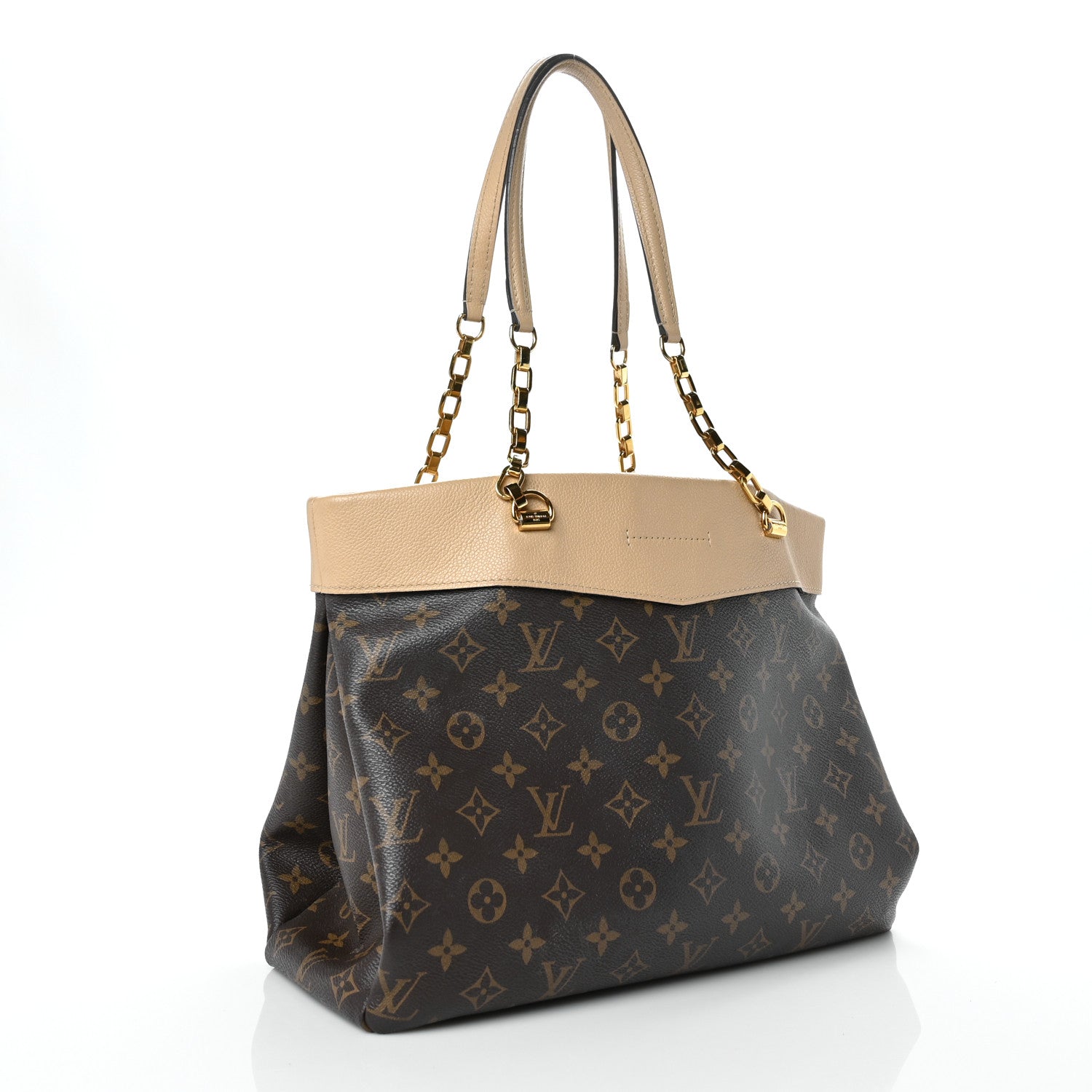 Louis Vuitton Monogram Pallas Shopper Dune 3 of 12